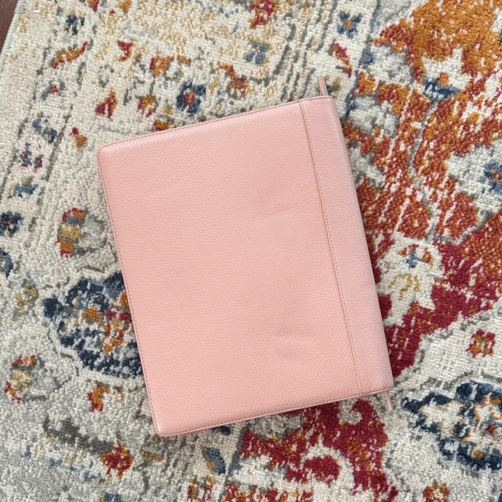 Levenger Pink Home Office Planner